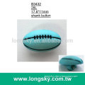 (#B3432) 28L oval round football shank christmas decorative buttons for kids clothing